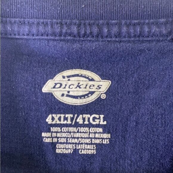 Dickies 4XL Navy Short Sleeve T Shirt‎ - Picture 4 of 5